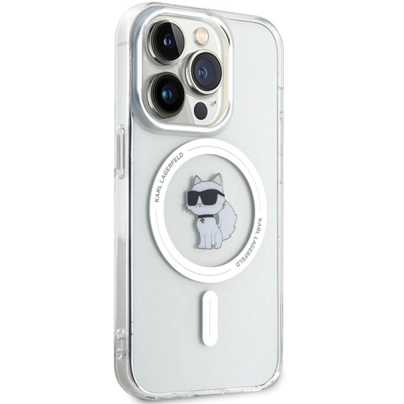 Etui Karl Lagerfeld IML Choupette MagSafe na iPhone 13 Pro Max - przezroczyste - obrazek 4