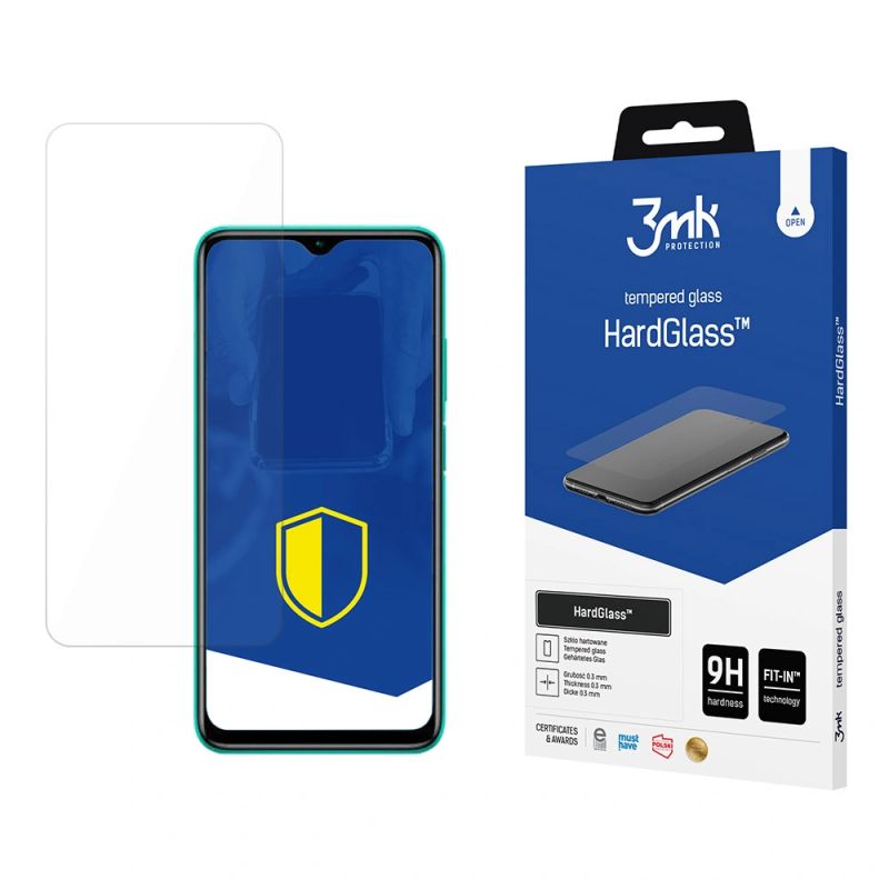 Szkło hartowane 3mk HardGlass na Xiaomi Redmi 9T