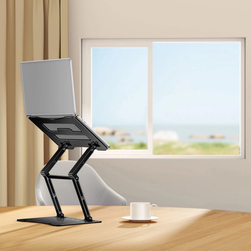 Podstawka pod laptopa, tablet Wozinsky WRS-CPY75DSB aluminiowa + Gratis! podstawka do smartfona - czarna - obrazek 14