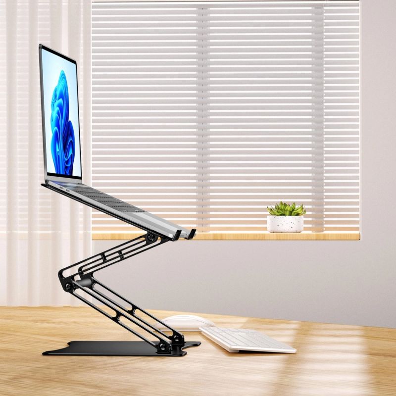 Podstawka pod laptopa, tablet Wozinsky WRS-CPY75DSB aluminiowa + Gratis! podstawka do smartfona - czarna - obrazek 16