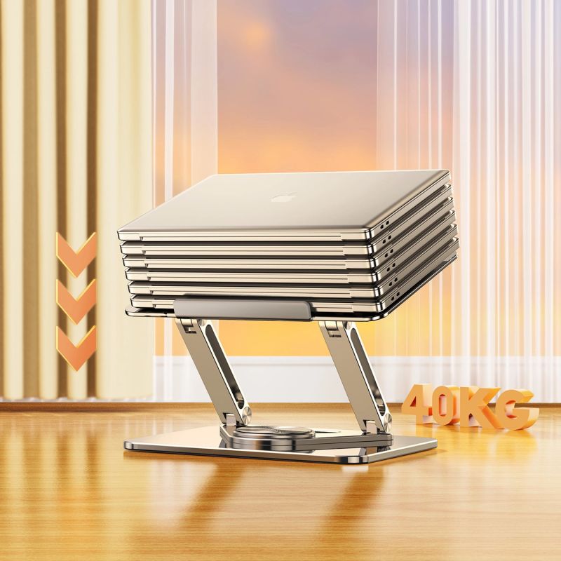 Podstawka pod laptopa, tablet Wozinsky WRS-CPY84SS aluminiowa + Gratis! podstawka do smartfona - srebrna - obrazek 12
