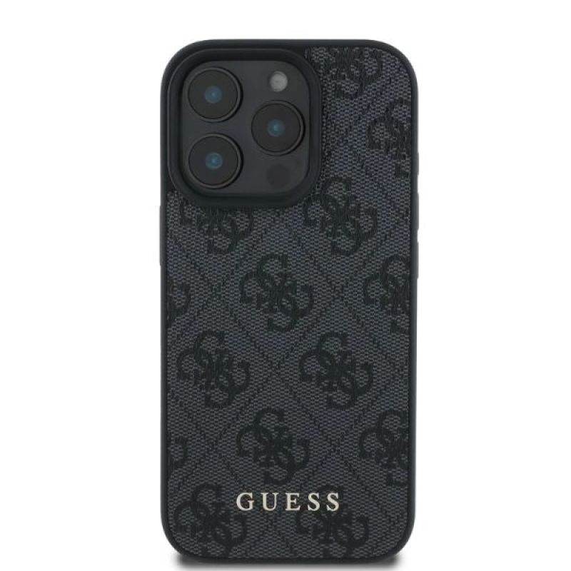 Etui Guess 4G Classic na iPhone 16 Pro - czarne - obrazek 3