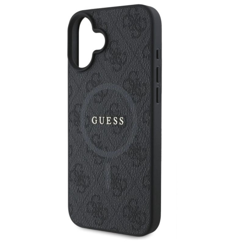 Etui Guess 4G Ring Classic Logo MagSafe na iPhone 16 - czarne - obrazek 6