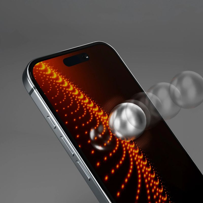 Szkło hartowane SBS Tempered Glass D3O z ramką do iPhone 16 Plus / iPhone 15 Plus - obrazek 8