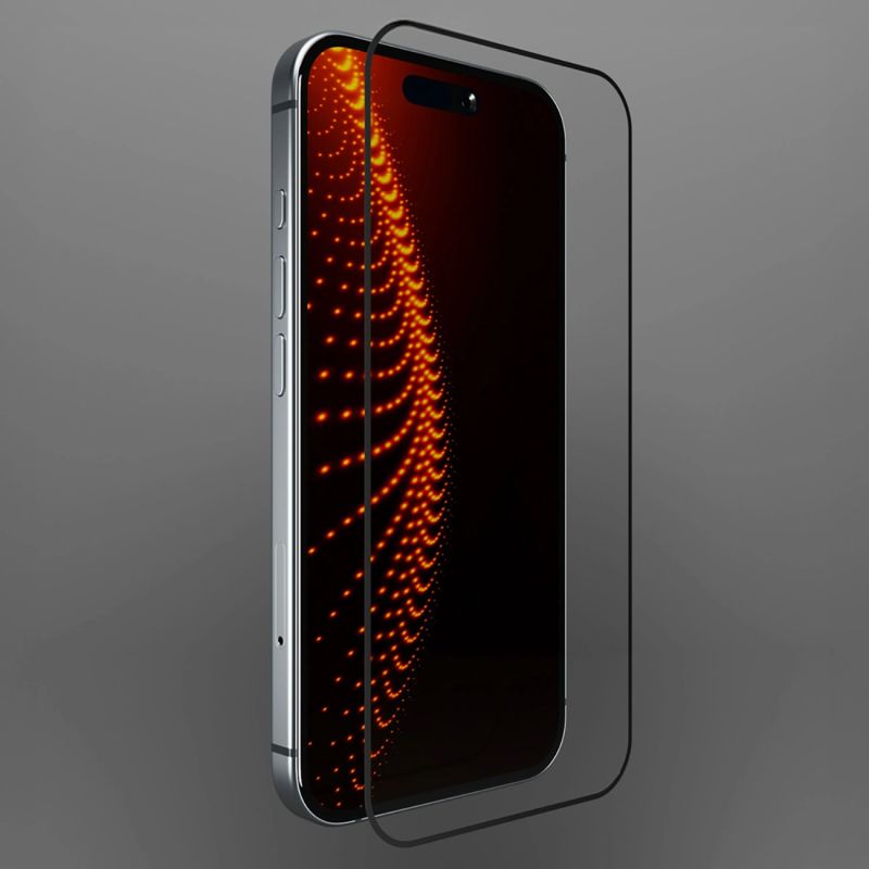 Szkło hartowane SBS Tempered Glass D3O z ramką do iPhone 16 Pro - obrazek 4