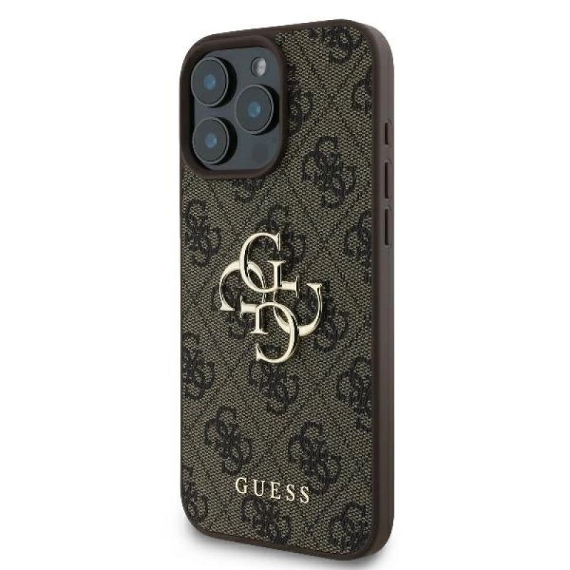 Etui Guess 4G Big Logo na iPhone 16 Pro Max - brązowe - obrazek 2