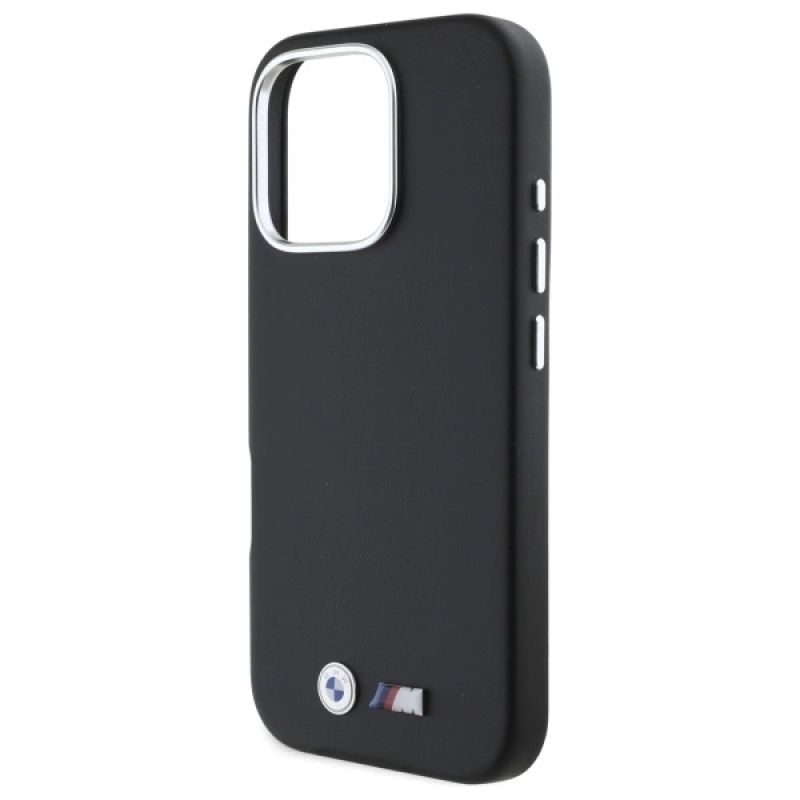 Etui BMW M Smooth Full Wrapped Metal MagSafe na iPhone 16 Pro - czarne - obrazek 6
