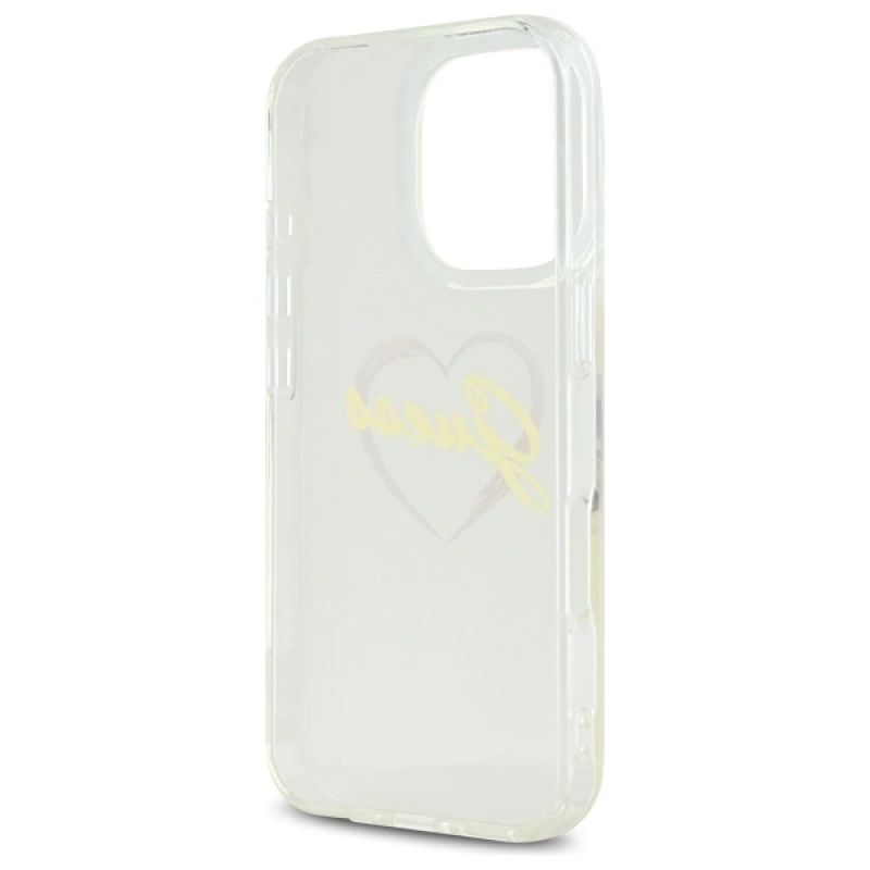 Etui Guess IML Heart na iPhone 16 Pro - przezroczyste - obrazek 7