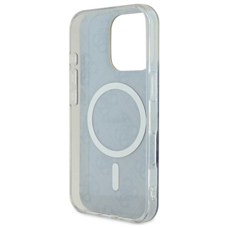 Etui Guess IML 4G MagSafe na iPhone 16 Pro - czarne - obrazek 7