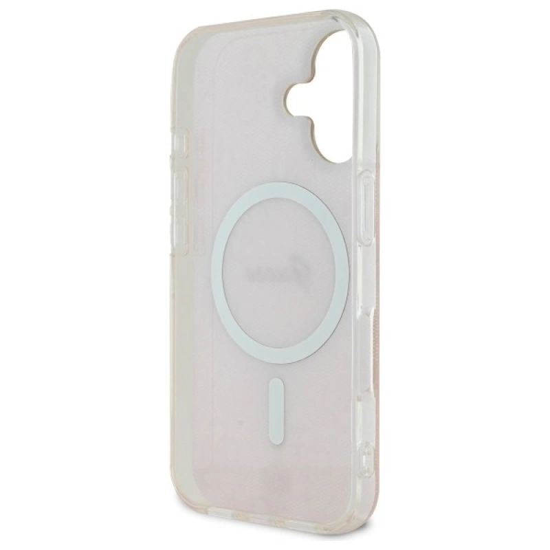 Etui Guess IML 4G MagSafe na iPhone 16 - różowe - obrazek 7