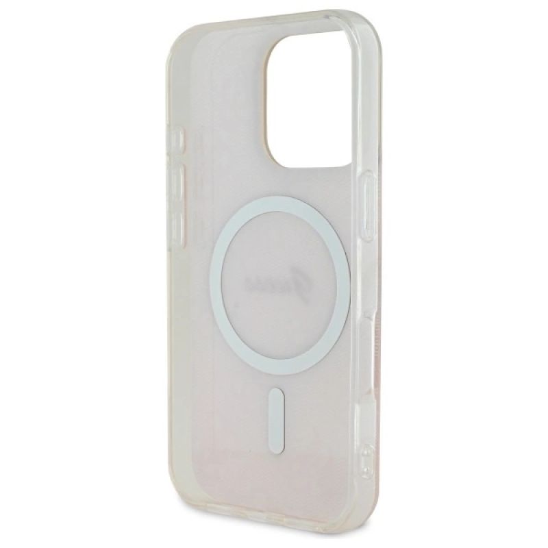 Etui Guess IML 4G MagSafe na iPhone 16 Pro Max - różowe - obrazek 7