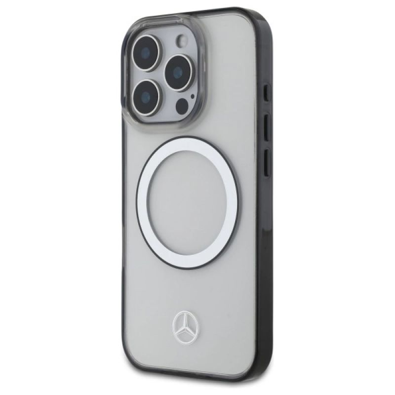 Etui Mercedes Printed logo MagSafe na iPhone 16 Pro - przezroczyste - obrazek 2