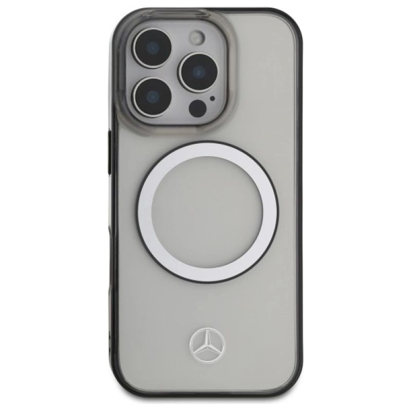 Etui Mercedes Printed logo MagSafe na iPhone 16 Pro - przezroczyste - obrazek 3