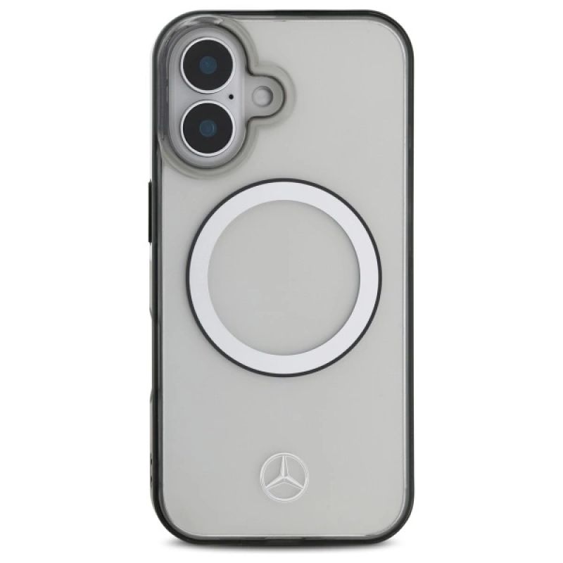 Etui Mercedes Printed logo MagSafe na iPhone 16 - przezroczysty - obrazek 3