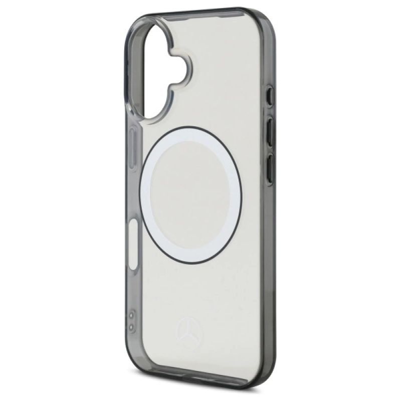 Etui Mercedes Printed logo MagSafe na iPhone 16 - przezroczysty - obrazek 6