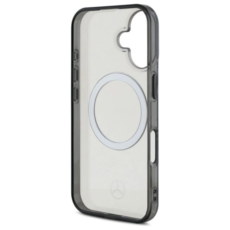 Etui Mercedes Printed logo MagSafe na iPhone 16 - przezroczysty - obrazek 7