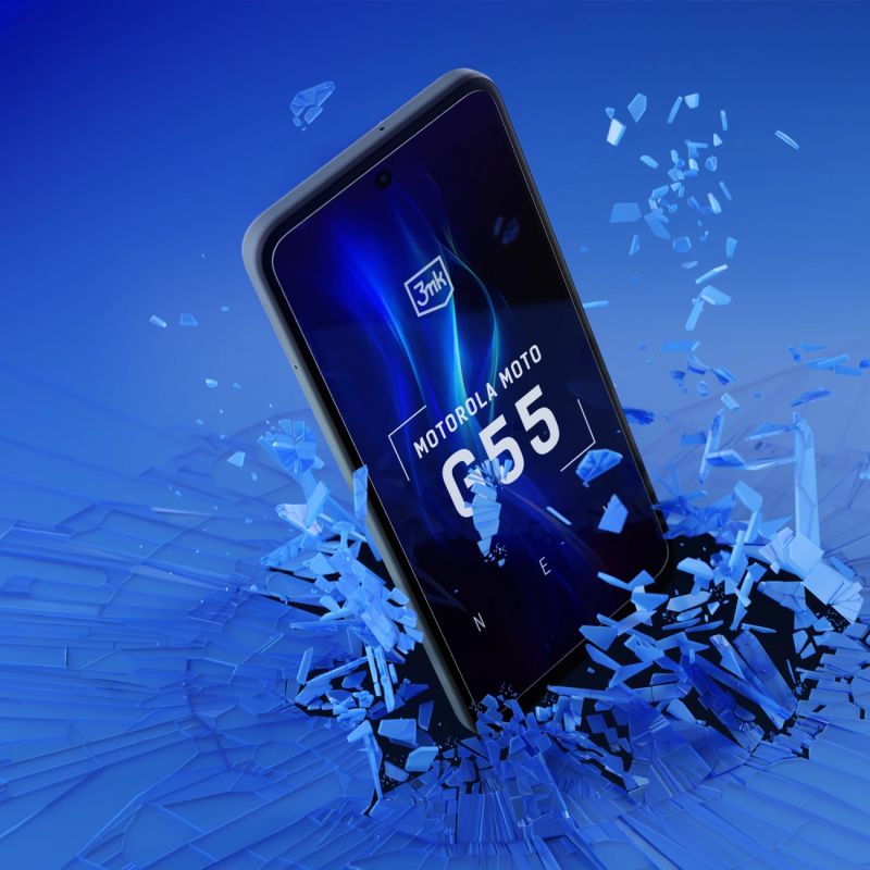 Szkło hartowane 3mk HardGlass™ na Motorola Moto G55 5G - obrazek 2
