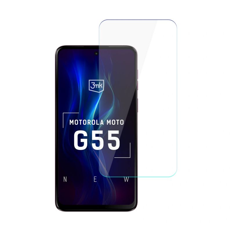Szkło hartowane 3mk HardGlass™ na Motorola Moto G55 5G - obrazek 5