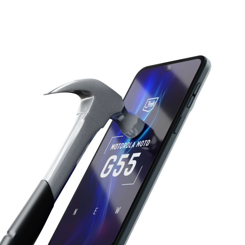 Szkło hartowane 3mk HardGlass™ na Motorola Moto G55 5G - obrazek 6