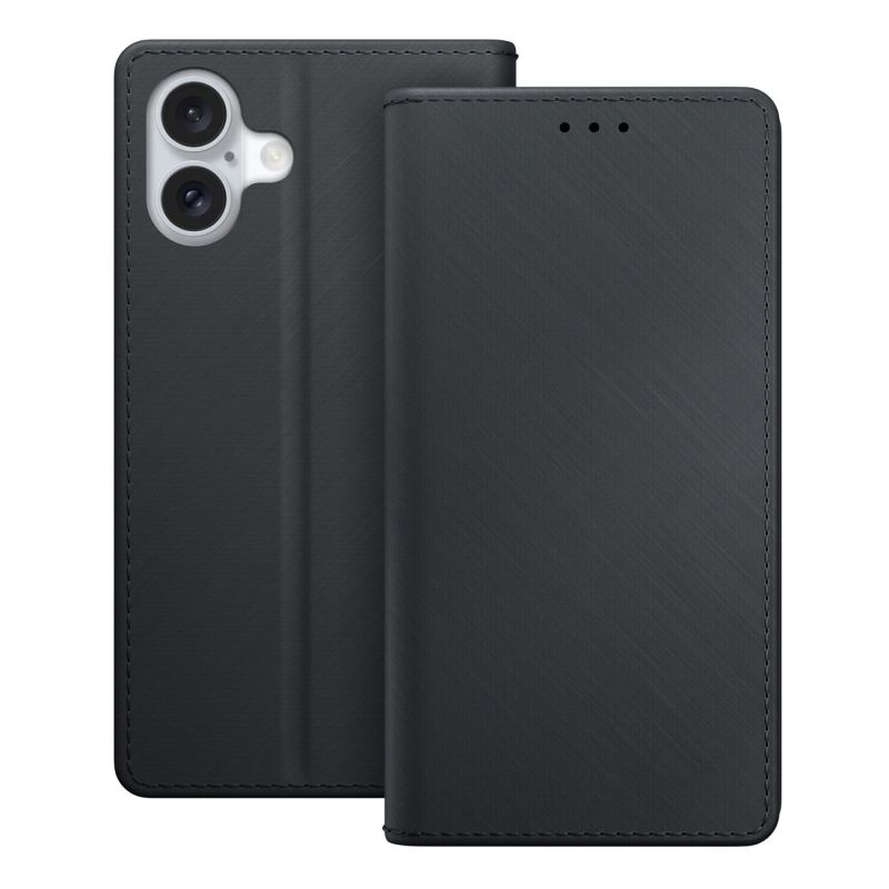 Etui z klapką 3mk Wallet Case na iPhone 16 Plus - czarne - obrazek 20