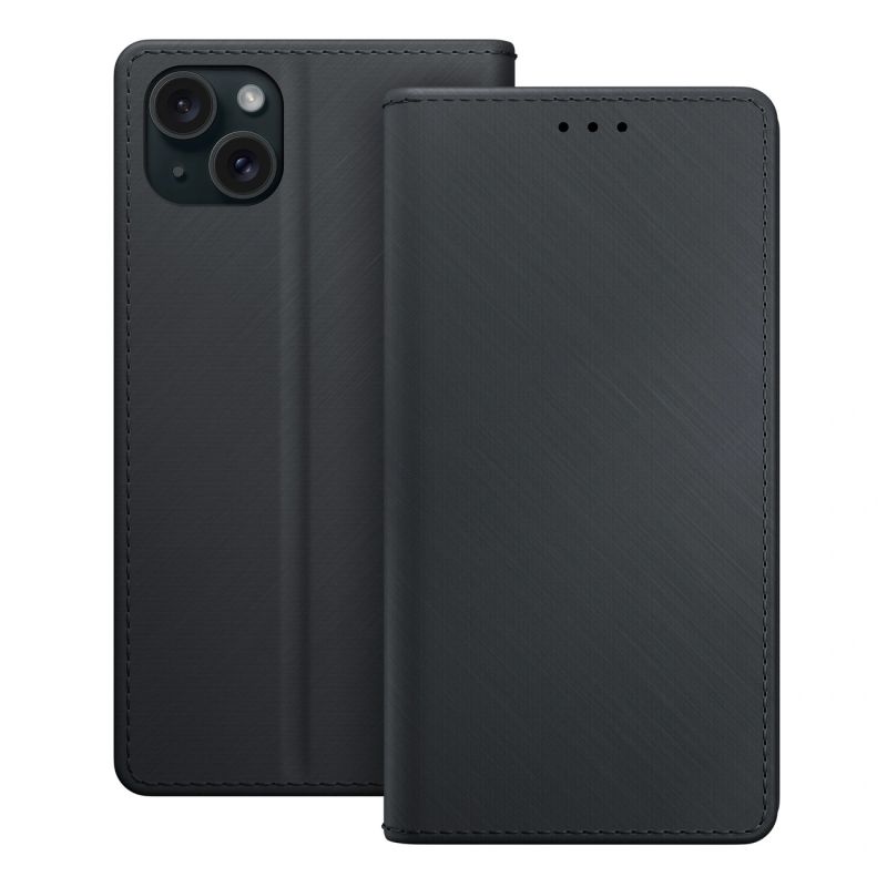 Etui z klapką 3mk Wallet Case na iPhone 15 Plus - czarne - obrazek 13