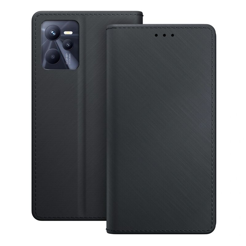 Etui 3mk Wallet Case z klapką na Realme C35 - czarne - obrazek 13