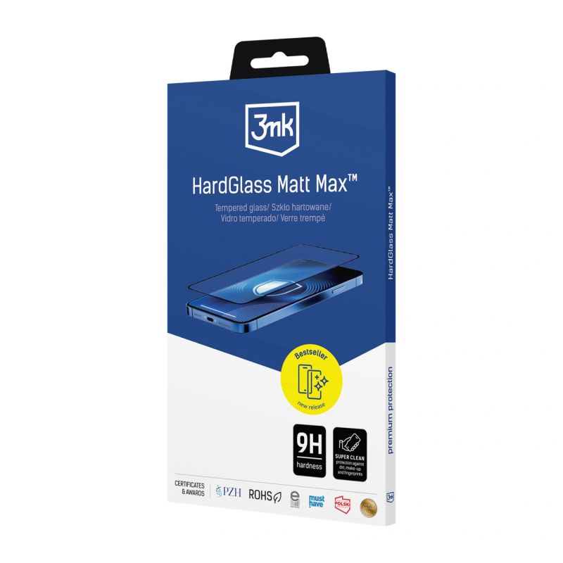 Szkło hartowane 3mk HardGlass Matt Max na iPhone XS Max / 11 Pro Max - obrazek 13