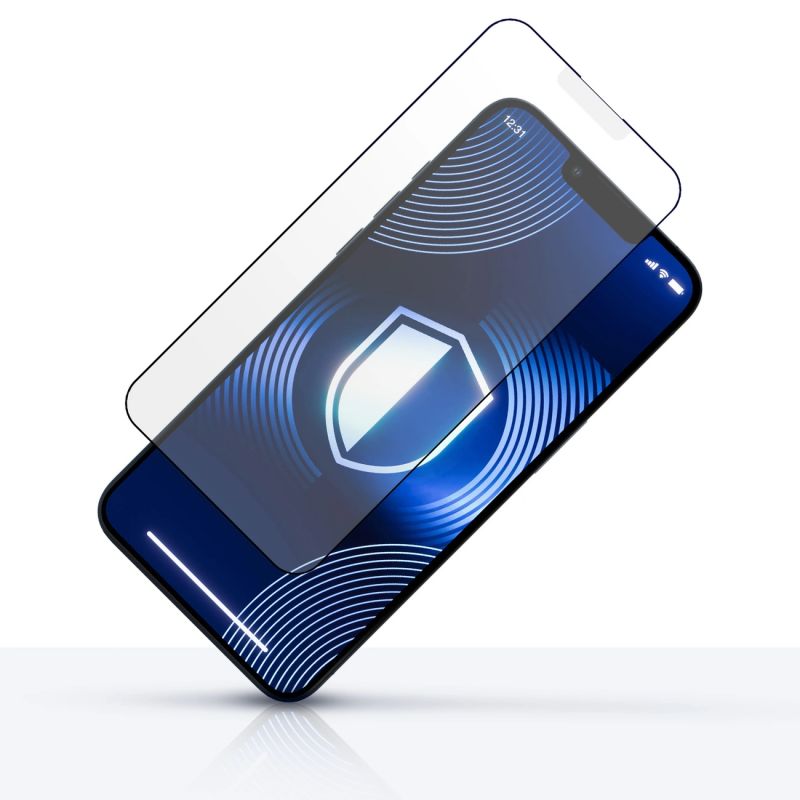 Szkło hartowane matowe 3mk HardGlass Matt Max na iPhone 13 / 13 Pro / 14 - obrazek 9