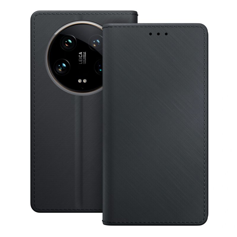 Etui z klapką 3mk Wallet Case na Xiaomi 14 Ultra - czarne - obrazek 12