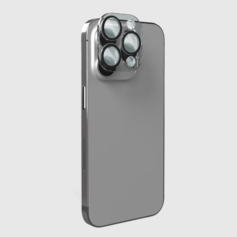 Szkło ochronne SBS Tempered Glass D3O na obiektyw do iPhone 15 Pro / iPhone 15 Pro Max - obrazek 2