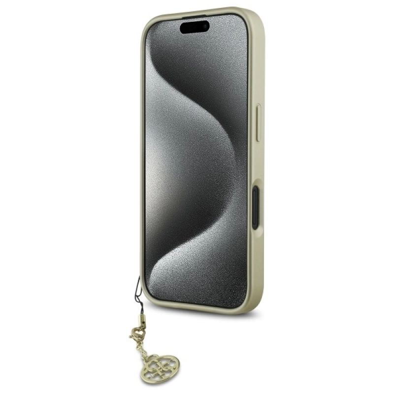 Etui Guess 4G Charms Collection na iPhone 16 - czarne - obrazek 5