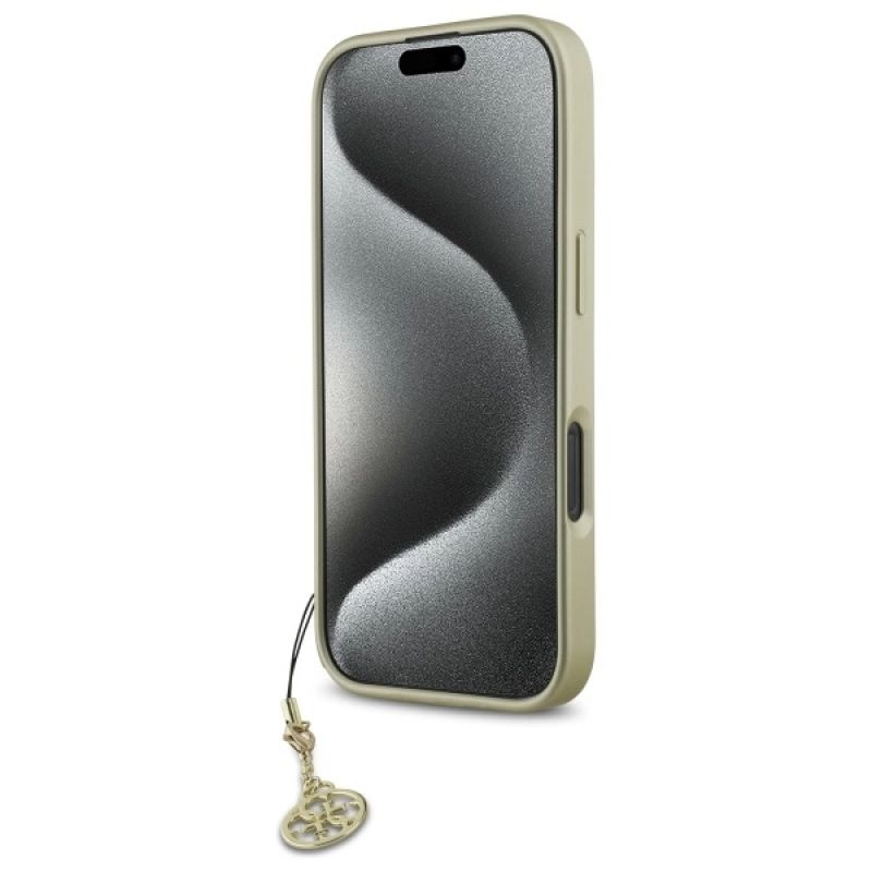 Etui Guess 4G Charms Collection na iPhone 16 Pro Max - czarne - obrazek 5