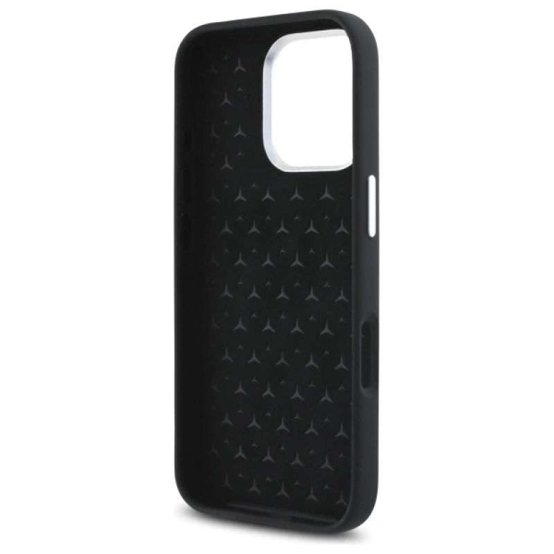 Etui Mercedes Silicone Tonal Logo MagSafe na iPhone 16 Pro - czarne - obrazek 7
