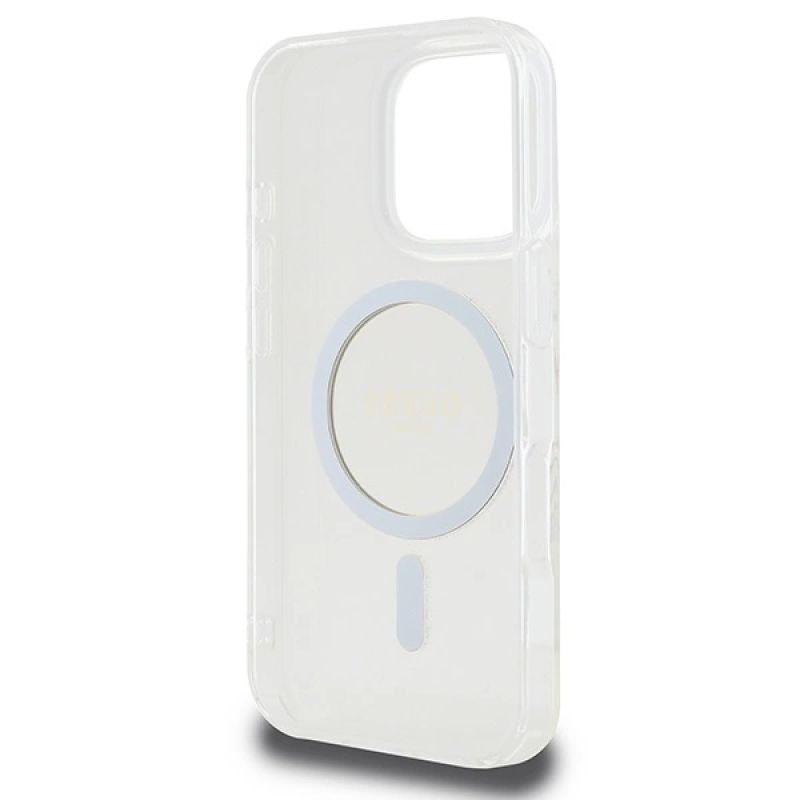 Etui Guess IML Glitter Circle MagSafe na iPhone 16 Pro Max - przezroczyste - obrazek 7
