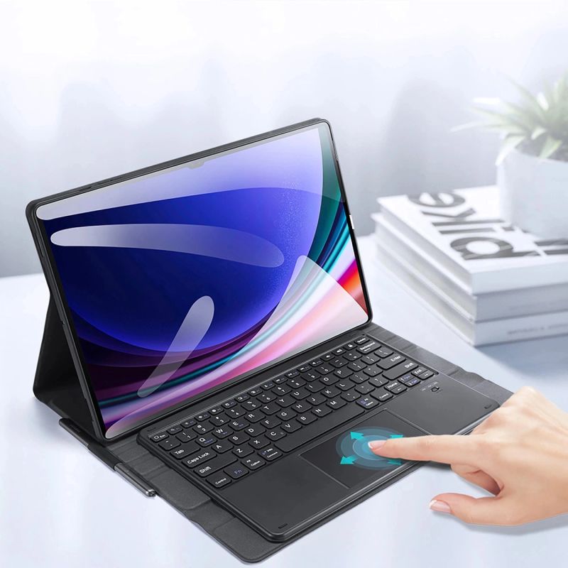 Etui z klawiaturą Bluetooth Dux Ducis (Seria TK) do Samsung Tab S9 Ultra - czarne - obrazek 2