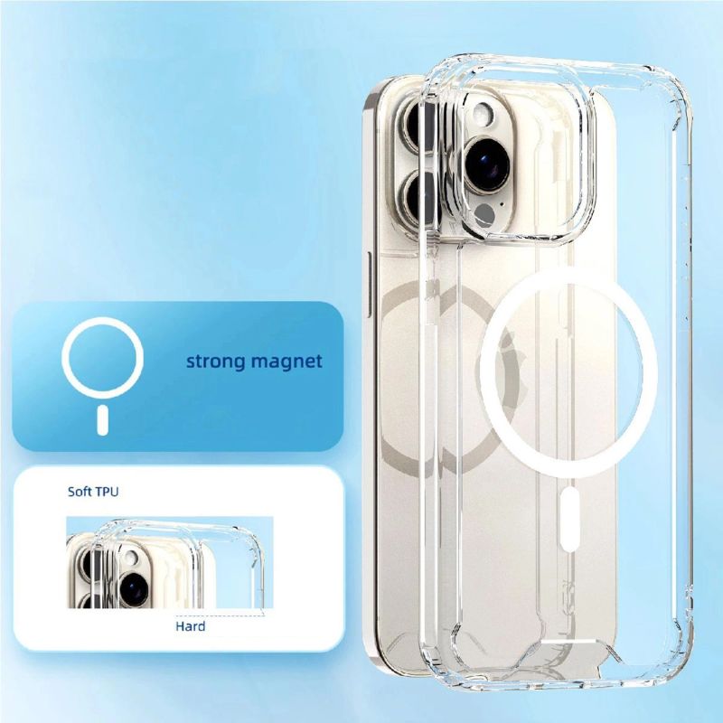 Etui Wozinsky Clear Corner Case MagSafe na Samsung Galaxy S25 - przezroczyste - obrazek 8