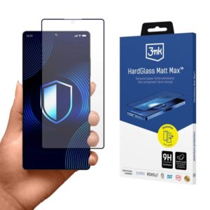 Matowe szkło hartowane 3mk HardGlass Matt Max na Samsung Galaxy S25 Ultra