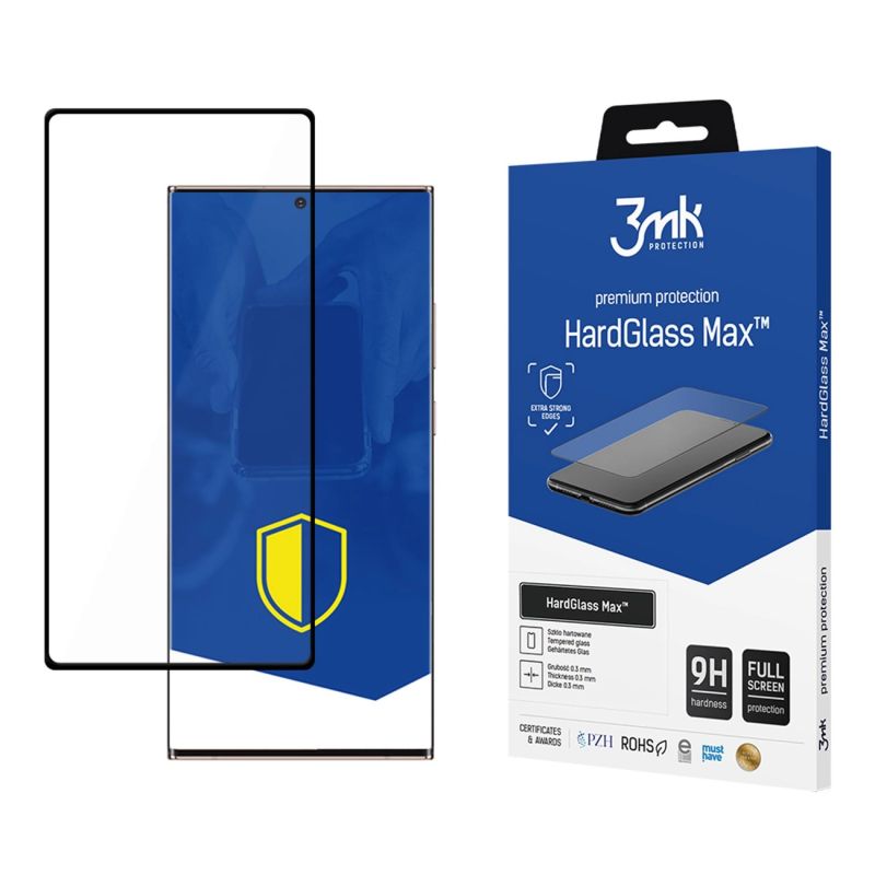 Szkło hartowane 3mk HardGlass Max FingerPrint na Samsung Galaxy Note 20 Ultra 5G
