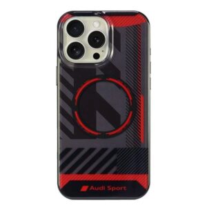 Etui Audi IML Sport MagSafe na iPhone 16 Pro Max 6.9" - czarne