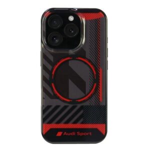 Etui Audi IML Sport MagSafe na iPhone 16 Pro 6.3" - czarne