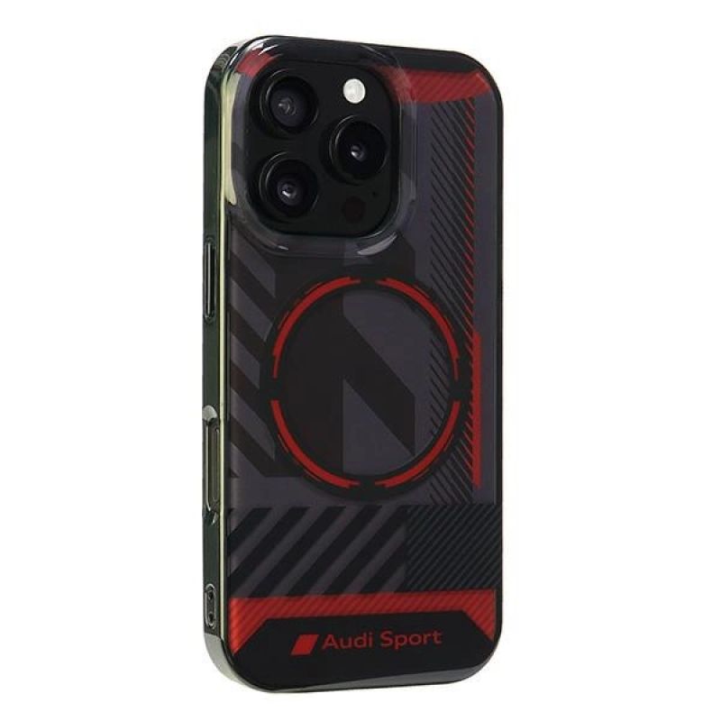 Etui Audi IML Sport MagSafe na iPhone 16 Pro 6.3" - czarne - obrazek 2