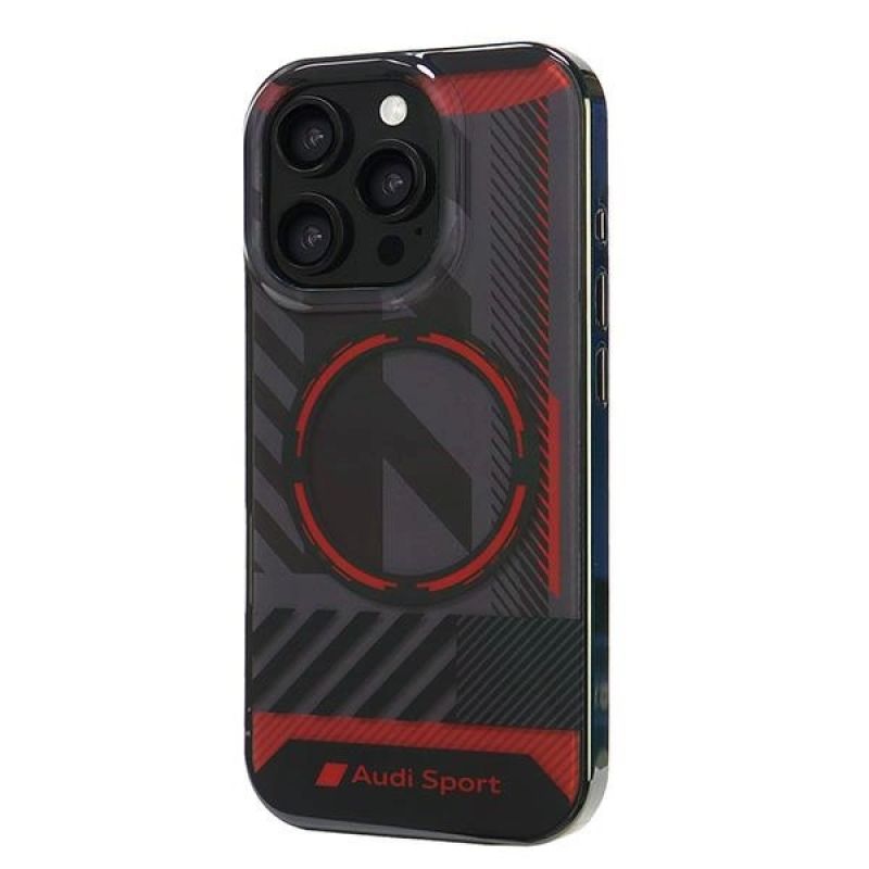 Etui Audi IML Sport MagSafe na iPhone 16 Pro 6.3" - czarne - obrazek 3