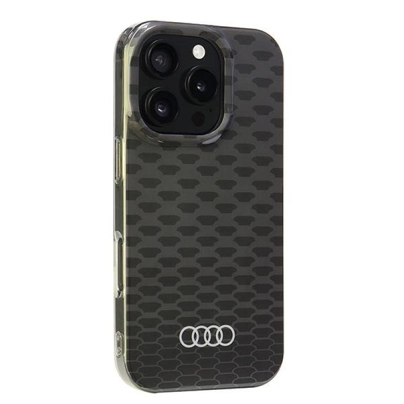 Etui Audi IML Stitching Pattern MagSafe na iPhone 16 Pro 6.3" - czarne - obrazek 2