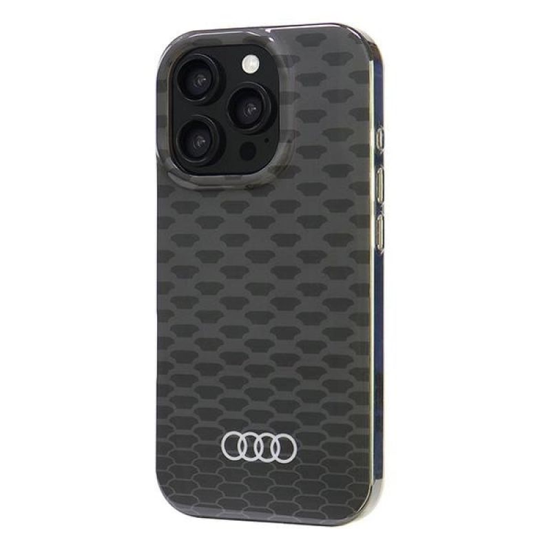 Etui Audi IML Stitching Pattern MagSafe na iPhone 16 Pro 6.3" - czarne - obrazek 3