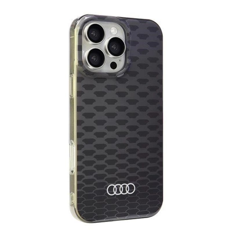 Etui Audi IML Stitching Pattern MagSafe na iPhone 16 Pro Max 6.9" - czarne - obrazek 2