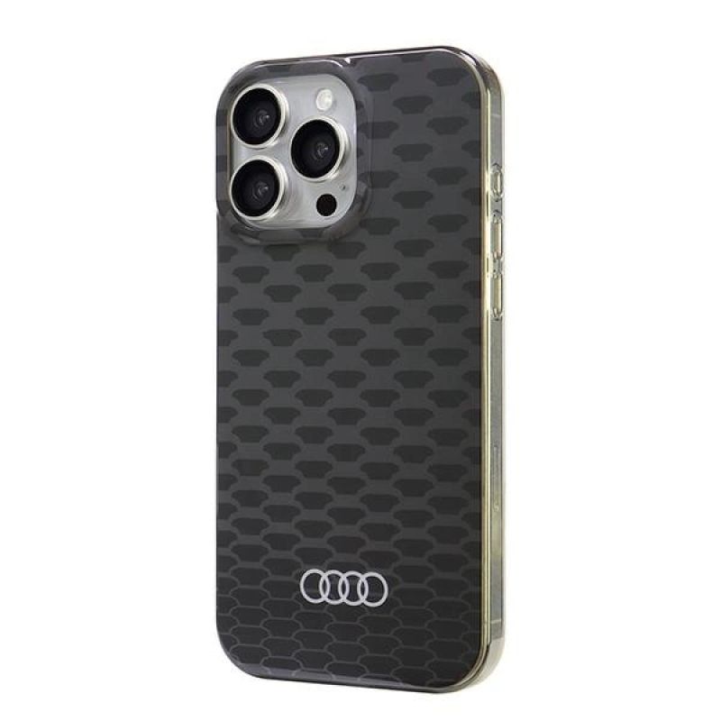 Etui Audi IML Stitching Pattern MagSafe na iPhone 16 Pro Max 6.9" - czarne - obrazek 3