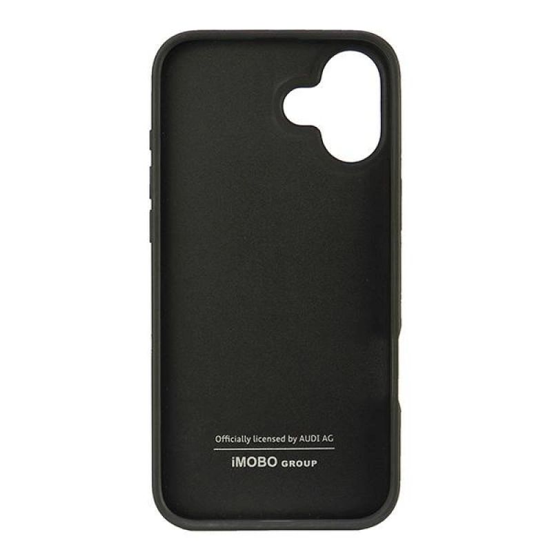 Etui Audi Synthetic Leather na iPhone 16 Plus 6.7" - czarne - obrazek 6