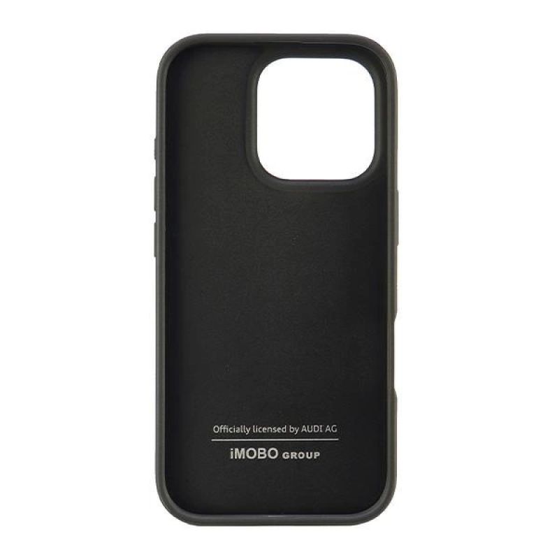Etui Audi Synthetic Leather na iPhone 16 Pro 6.3" - czarne - obrazek 6