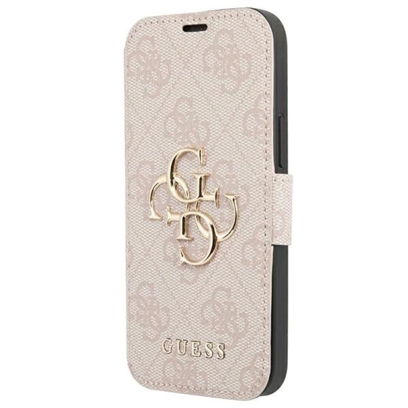 Etui Guess 4G Big Metal Logo na iPhone 13 Pro Max 6,7" - różowe