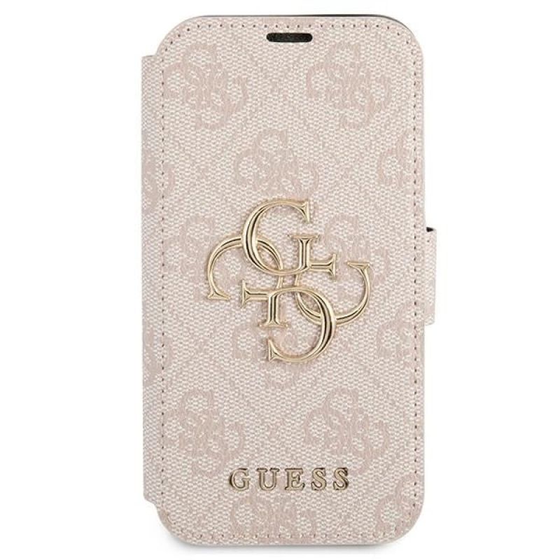 Etui Guess 4G Big Metal Logo na iPhone 13 Pro Max 6,7" - różowe - obrazek 2
